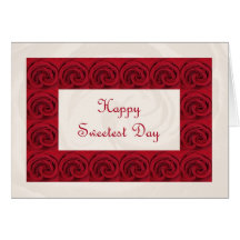 Sweetest Day Poem Card -- Roses