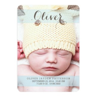 Sweetest Dream Two Photo Modern Birth Announcement