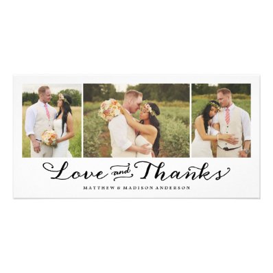 Sweetest Love | Wedding Thank You Photo Card
