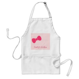 Sweetest Pink Bow apron