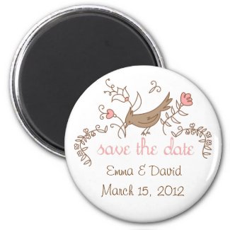 Sweetest Save the Date Magnet