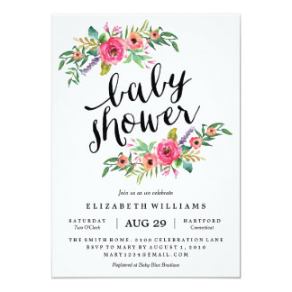 Baby Shower Invitations  Custom Baby Shower Invites  Zazzle