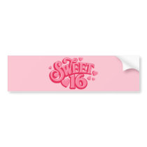 Sweetheart 16 Bottle Wrapper Bumper Sticker