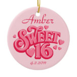 Sweetheart 16 Personalized Ornament