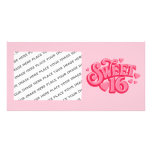 Sweetheart 16 photo card