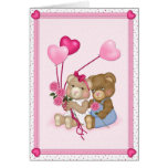 Sweetheart Bears - blank inside Greeting Card