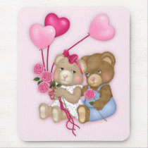 Sweetheart Bears Mouse Pads