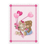 Sweetheart Bears Postcard