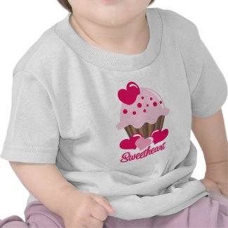 Sweetheart Cupcake Baby Shirt shirt