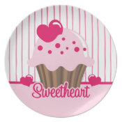 Sweetheart Cupcake Plate plate