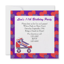 Sweetheart Skate invitations by candystore Sweetheart Skate invitations