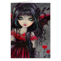 Sweetheart Vampire Fairy Valentine Art cards