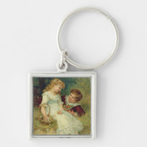 Sweethearts, from the Pears Annual, 1905 Keychain