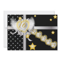 Sweetheart's Sweet Sixteen Gift-Customize Custom Invitations