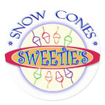 Sweetie's Snow Cones Promo Sticker