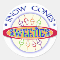 Sweetie's Snow Cones Promo Sticker stickers