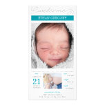 Sweetly Documented Baby Boy Birth Announcement photo cards
