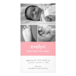 Sweetly Scalloped Baby Birth Announcement photo cards