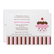 Sweetness 'Lil Cupcake 5x7 Baby Shower Invitation