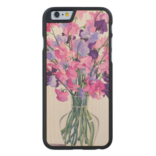 Sweetpeas 2007 carved® maple iPhone 6 case