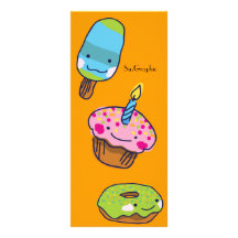Sweets Book Mark Customized Rack Card