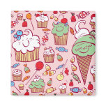 Sweets on Pink magnets