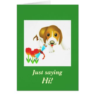 Sweety Dog card