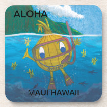 SWEETY ONION SNORKELING IN MAUI, HAWAII DRINK COASTERS