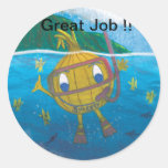 sweetyonion snorkeler stickers