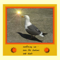 Sweltering Sun Haiku Art Print