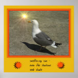 Sweltering Sun Haiku Art Print