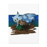 Swiftpaw and Drift : Turtle Post Card