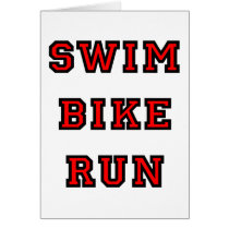Swim Bike Run cards