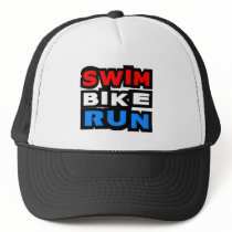 Swim Bike Run hats