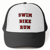Swim Bike Run hats