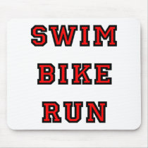 Swim Bike Run mousepads