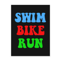 Swim Bike Run postcards