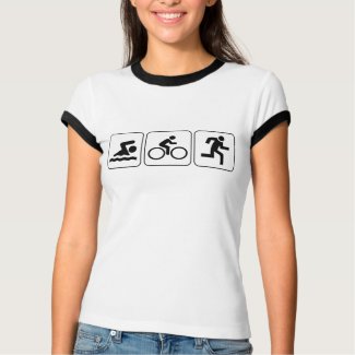 Swim, Bike, Run - Triathlon shirt