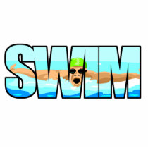 Swim Butterfly Photo Cut Out