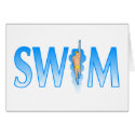 Swim cards by TeeZazzle Swim cards