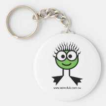 Swim Club Green  Swim Character Key Ring Keychains