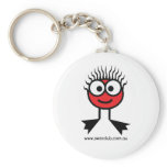 Swim Club Red Swim Character Key Ring Keychain Swim Club Red Swim Character Key Ring Keychain