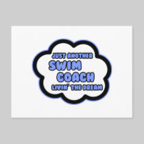 Swim Coach .. Livin' The Dream Post Cards