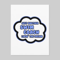 Swim Coach .. Livin' The Dream Postcards