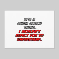 Swim Coach .. You Wouldn't Understand Postcards
