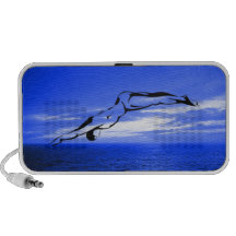 Swim Diver Athlete Drawing Water Photo Notebook Speaker
