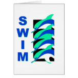 Swim Dolphins Card