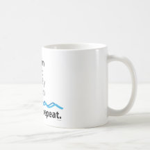 Swim, eat, study, sleep ... rinse and repeat mug