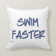 Swim Faster Pillow