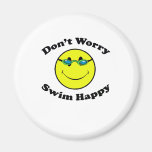 Swim Happy Refrigerator Magnets